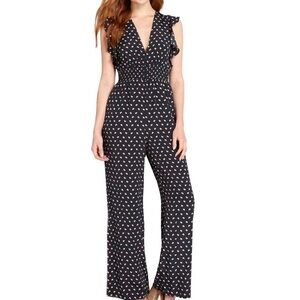 ModCloth fit-to-party wide leg jumpsuit size small